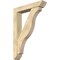 Ekena Millwork Funston Slat Rough Sawn Bracket w/ Offset Brace, Douglas Fir, 6"W x 30"D x 42"H BKT0604X30X42FST06RDF - alternate 1
